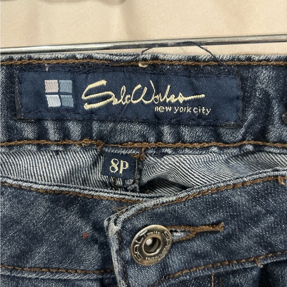 Salt Works Colorful Graphic Flare Jeans - Picture 5 of 10